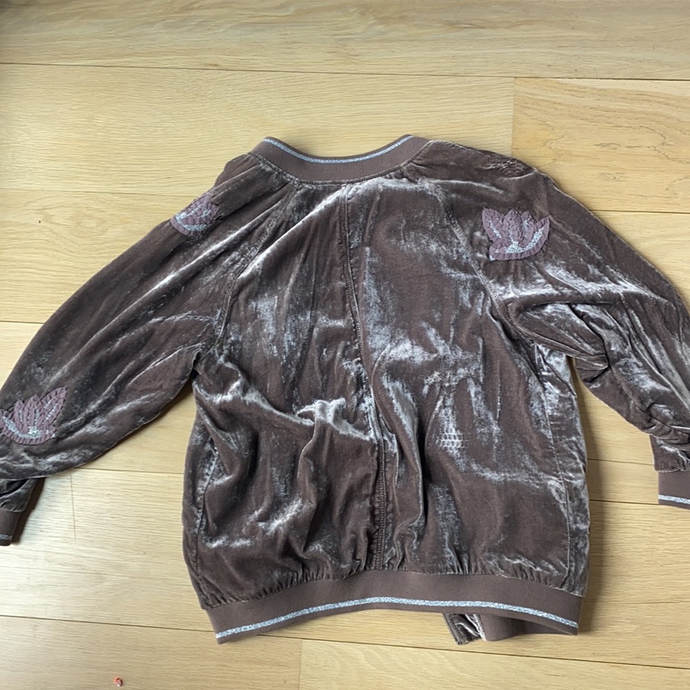 Violet Soft Bomber Jacket - image 3